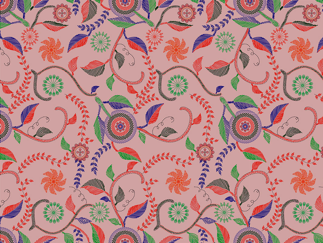 Nakshi kantha Print