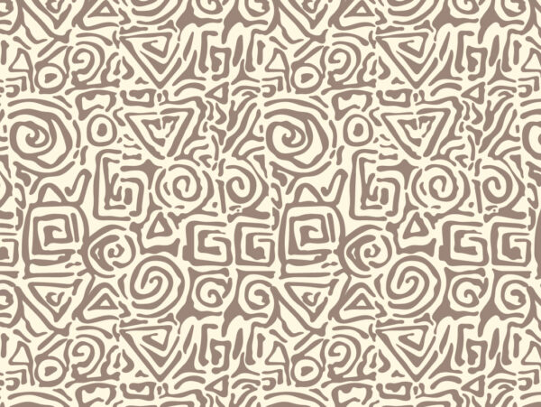 Cave art pattern