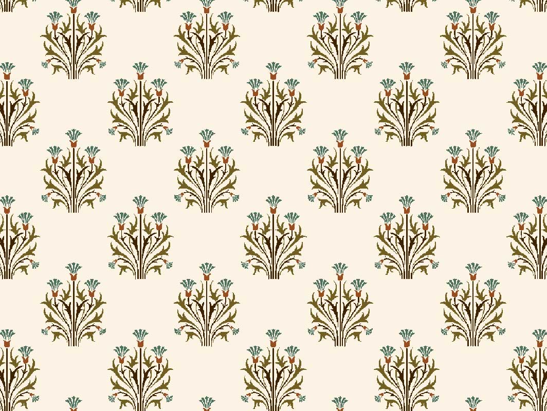 Vintage Botanical Textile print